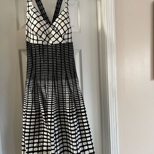 Chic Black and White Dress